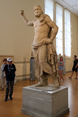 Marble Statue of Poseidon_Athens