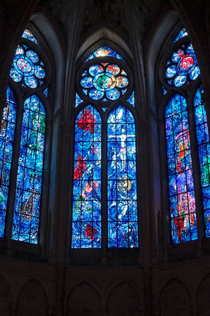 Marc Chagall_Stained Glass Windows_Reims Cathedral