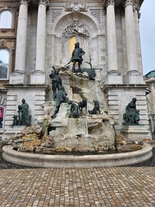 Matthias Fountain_Buda Castle_Budapest