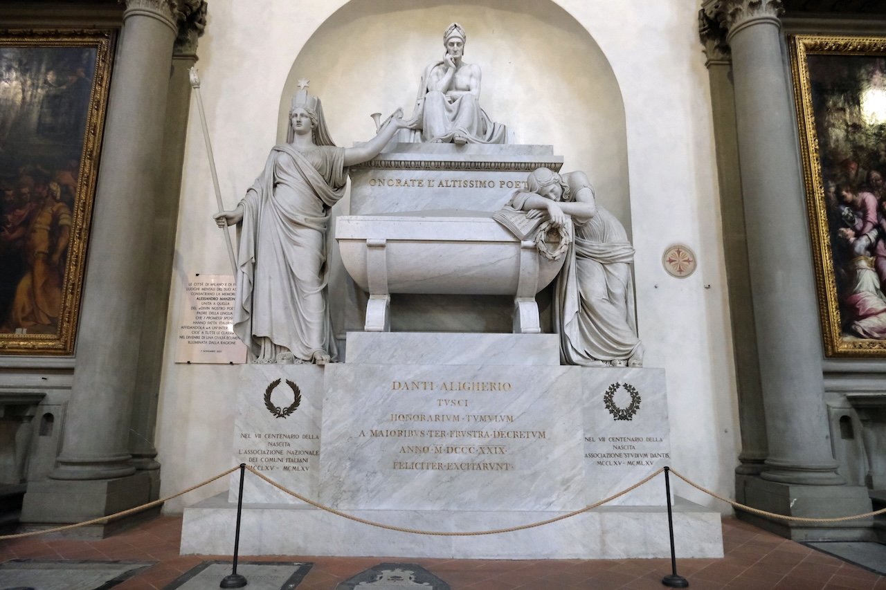 Memorial to Dante_Santa Croce_Florence