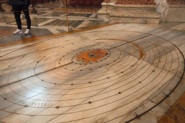Meridian Line_Up Close_Santa Maria degli Angeli_Rome
