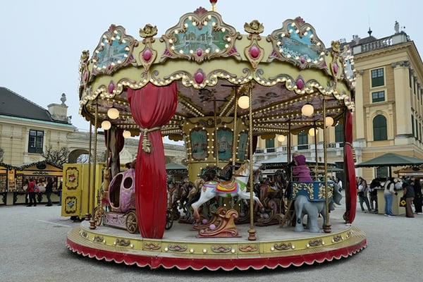 Merry-Go-Round_Schonbrunn Palace Xmas Market_Vienna 2025