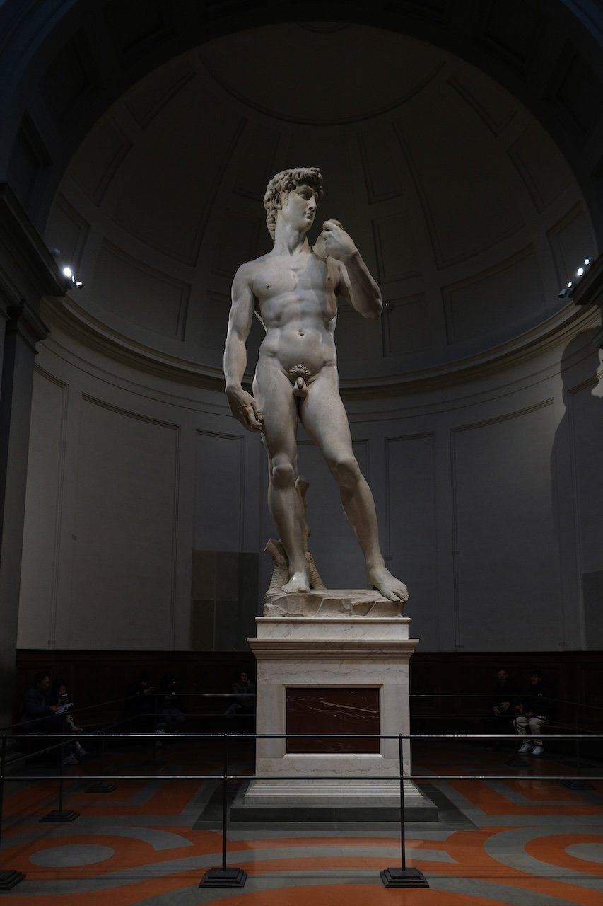Michelangelo_David with Shadows_Accademia_Florence