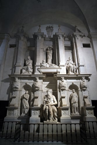 Michelangelo_Moses_St Peter in Chains_Rome