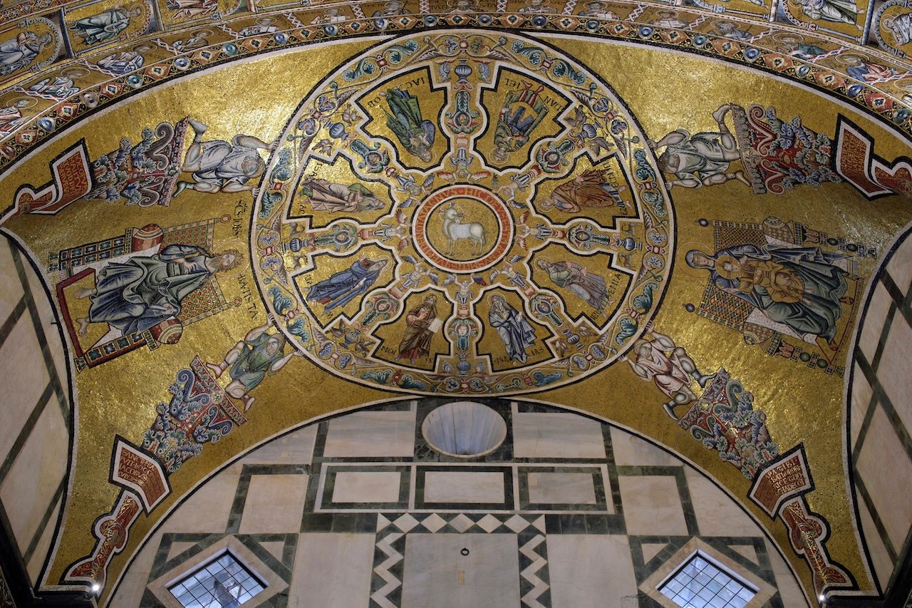 Mosaic Ceiling of the Baptistery of St. John_Duomo_Florence