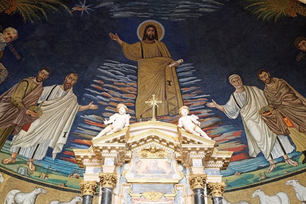 Mosaics of Santi Cosma e Damiano_Rome_Up Close