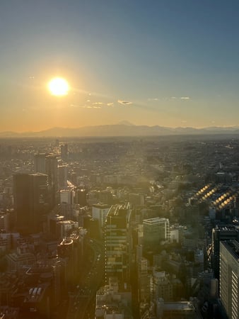 Mount Fuji from Shibuya Sky_Tokyo