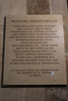 Mozart Plaque_Vienna