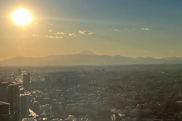 Mt Fuji from Shibuya Sky_Distance_Tokyo