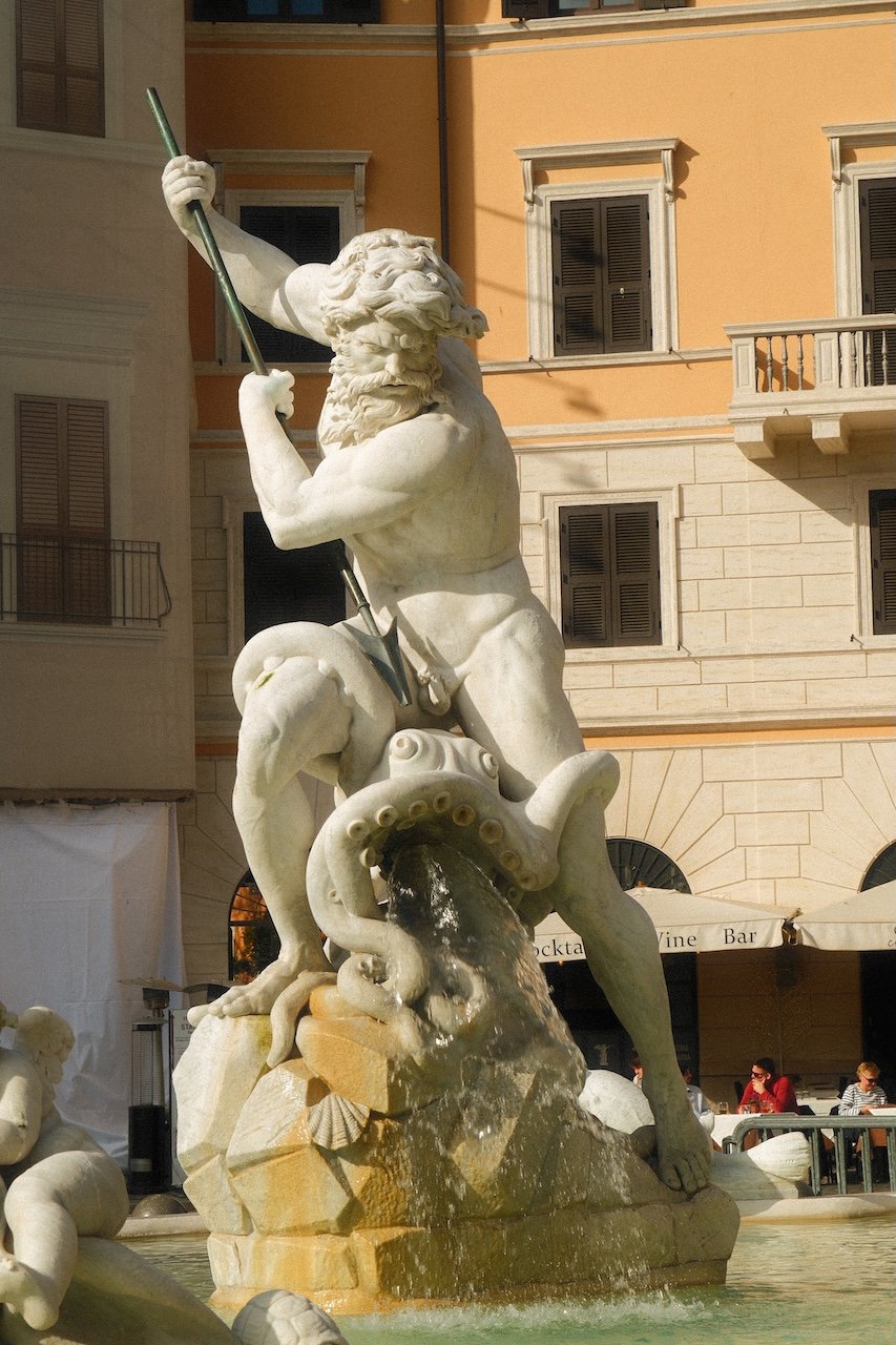 Neptune Fountain_Piazza Navona_Rome