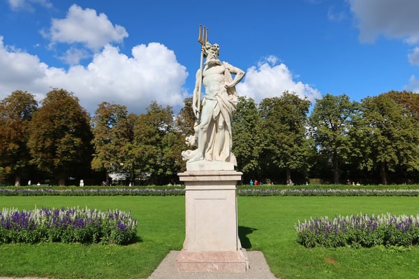 Nymphenburg Palace_Neptune Sculpture_Munich