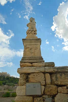 Odeon of Agrippa_Triton Statue_Ancient Agora_Athens