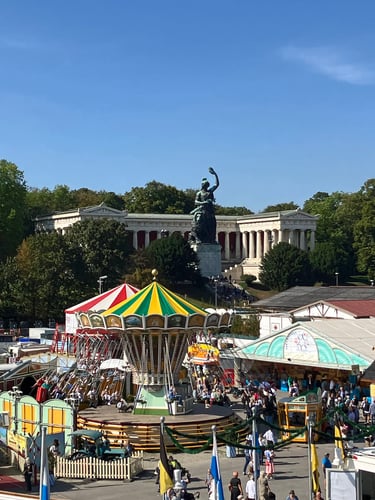 Oktoberfest Festival Grounds in Munich, Germany