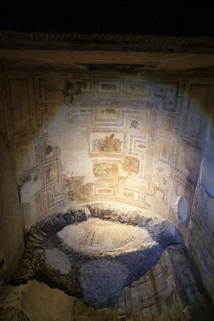 Original Frescos_Ceiling_Domus Aurea_Rome