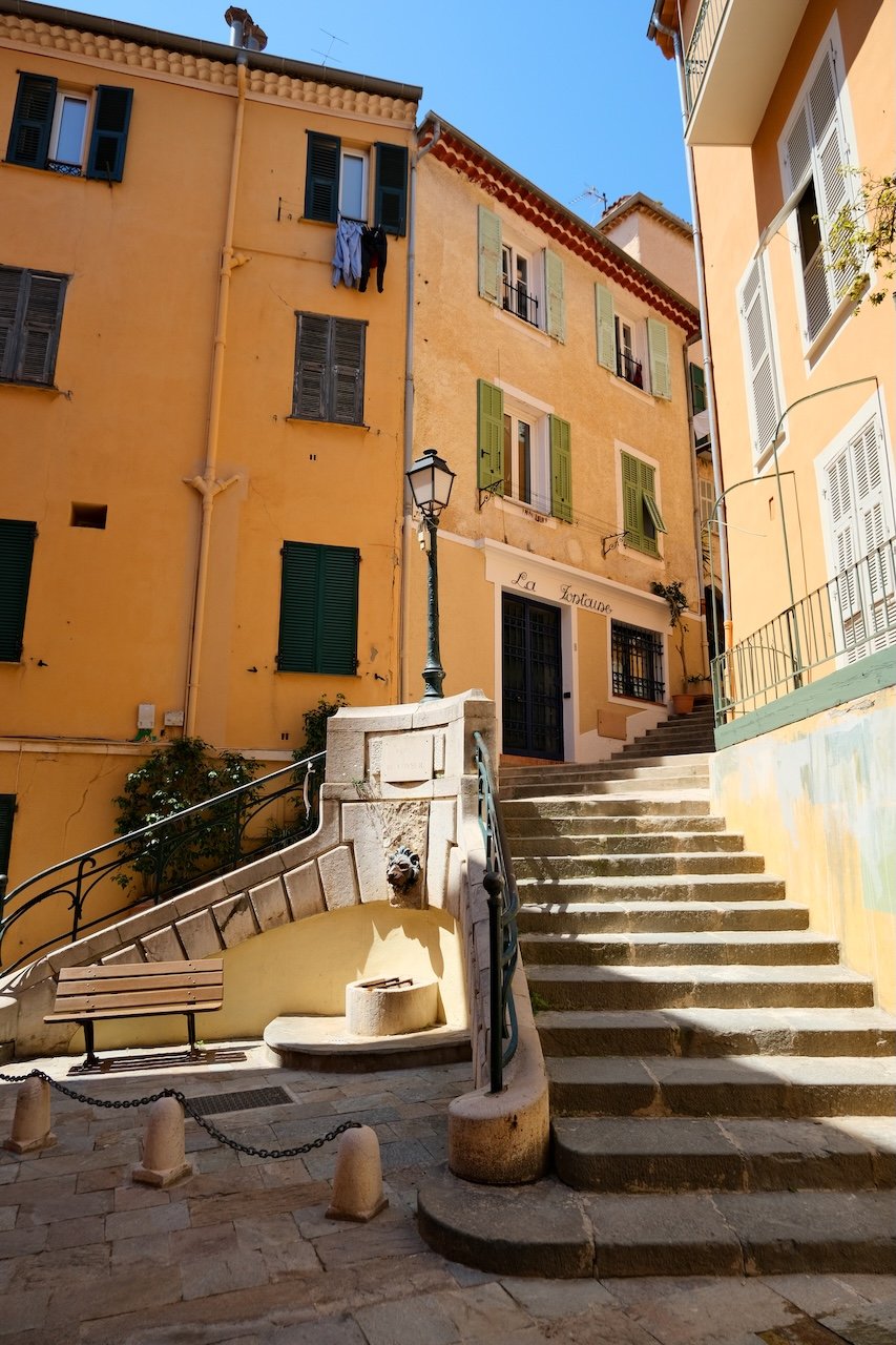 Picturesque Street_Villefranche-Sur-Mer_French Riviera Picturesque Street_Villefranche-Sur-Mer_French Riviera