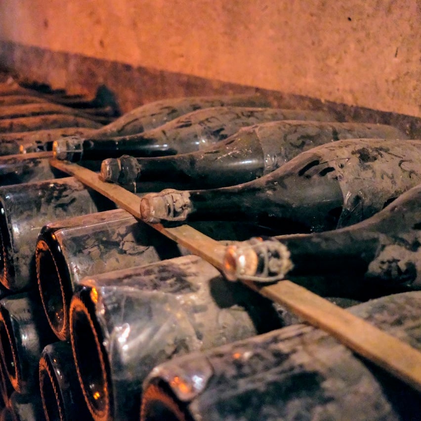 Pommery_Champagne Cave_Dusty Bottles_Reims_5x5