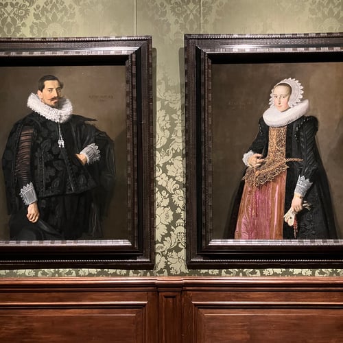 Portraits of Aletta Hanemans and Jacob Olycan by Frans Hals_5x5_The Hague