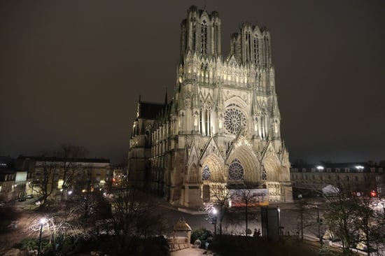 Reims Cathedral_Night_Landscape