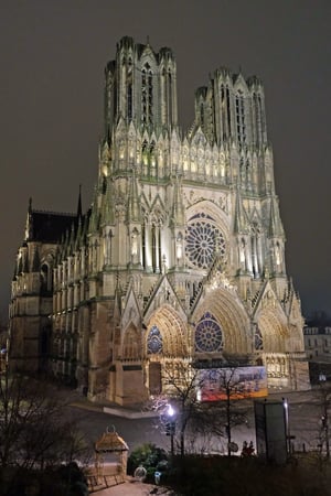 Reims Cathedral_Notre Dame_Night