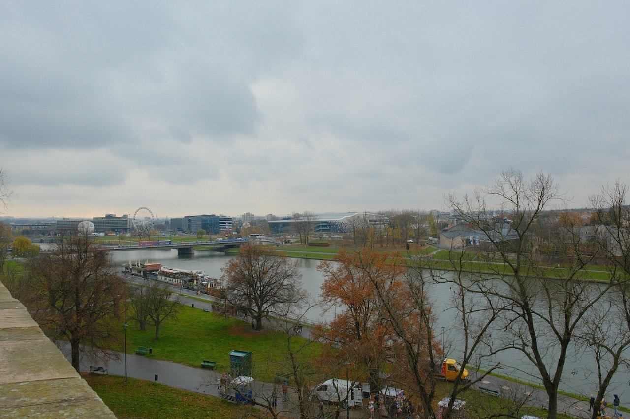 Riverfront Krakow_Viewed from Wawel Castle