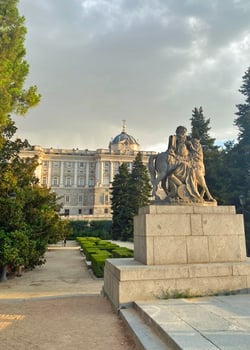 Sabatini Gardens_Madrid_Royal Palace Background