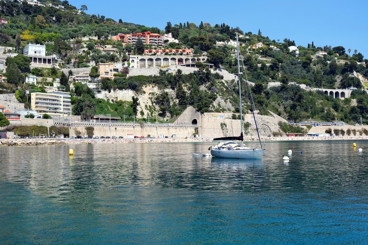 Sailboat_Villefranche-Sur-Mer_French Riviera Sailboat_Villefranche-Sur-Mer_French Riviera
