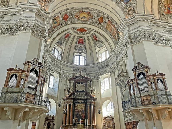 Salzburg Cathedral_Dome_Interior