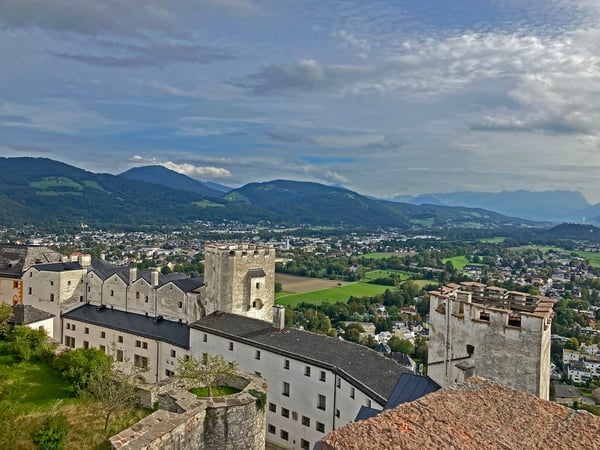 Salzburg Fortress from Observation Tower