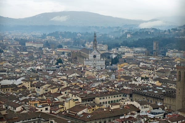 Santa Croce from Giottos Bell Tower_Florence