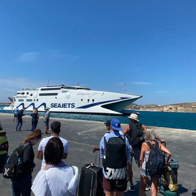 Santorini Ferry Port