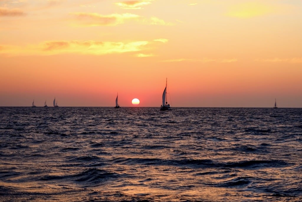 Santorini_Sunset_Aegean Sea