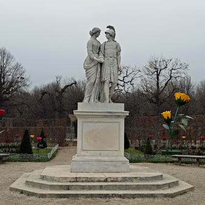Schonbrunn Palace Garden_Statue_5x5_Vienna