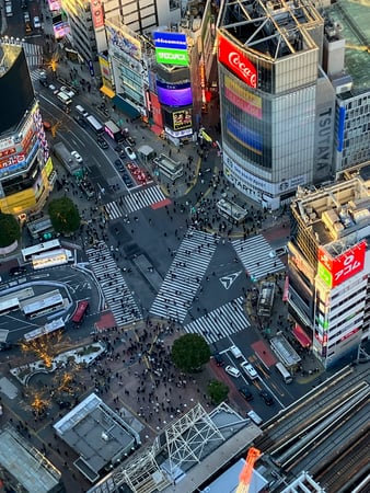 Shibuya Scramble Crossing_Tokyo