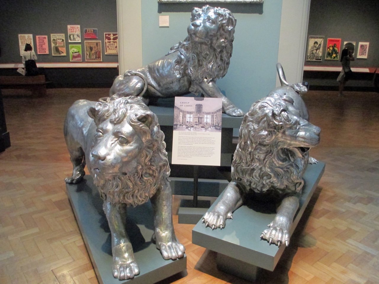 Silver-Plated Lions_V&A Museum_London Silver-Plated Lions_V&A Museum_London