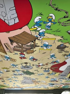 Smurfs Mural_Brussels