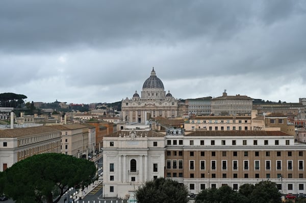 St. Peters Basilica from Castel SantAngelo_Rome