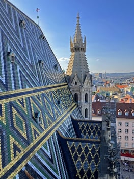 St. Stephens Cathedral_Roof Details and Skyline_Vienna