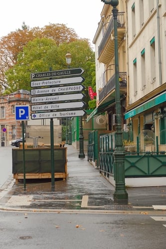 Street Sign in Epernay