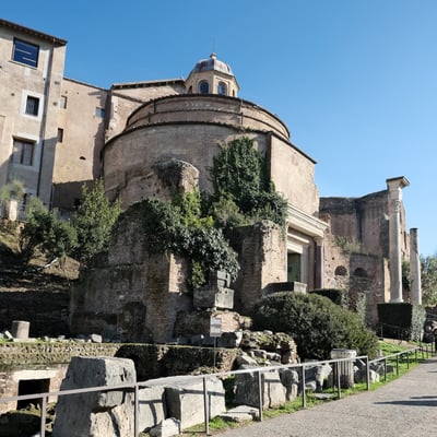 Temple of Romulus_Roman Forum_Rome_5x5