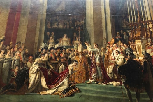 The Coronation of Napoleon_Louvre Museum_Paris