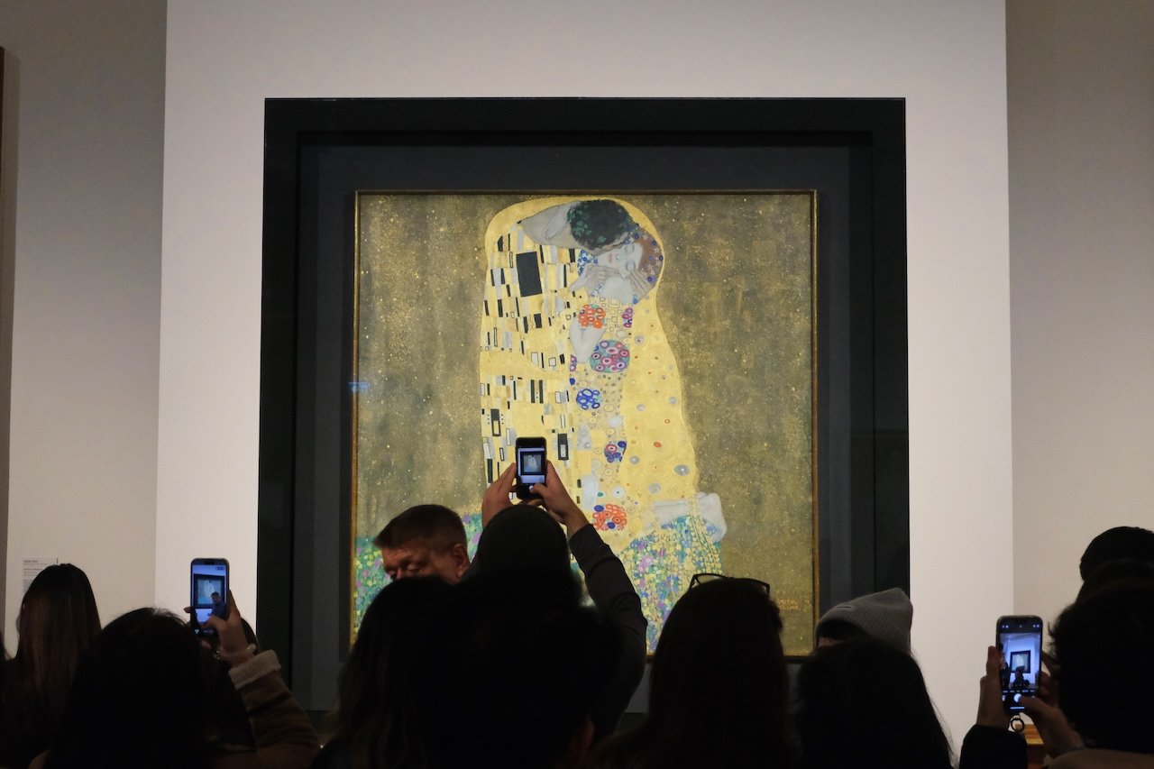 The Kiss_Klimt_Upper Belvedere_Vienna