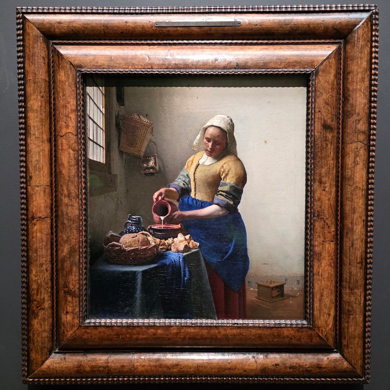 The Milkmaid. Johannes Vermeer, c. 1660_Amsterdam The Milkmaid. Johannes Vermeer, c. 1660_Amsterdam