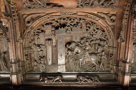 Toledo Cathedral_Choir Stall_Spain