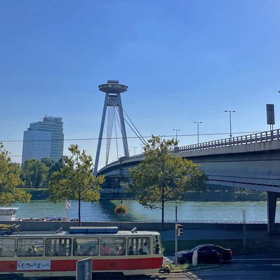 UFO Bridge_Street Car_Bratislava
