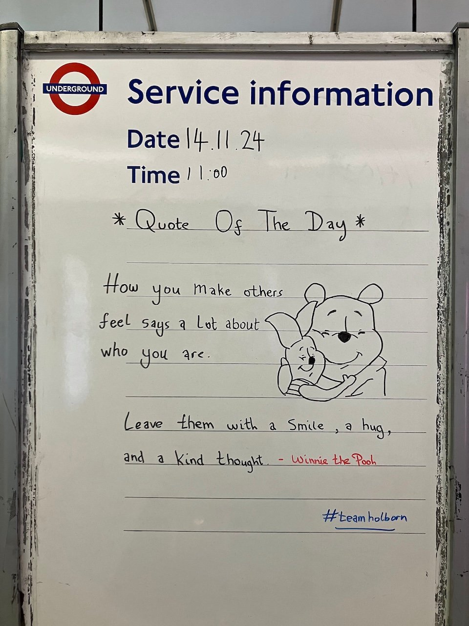 Underground Service Information_London