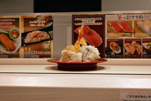 Uobei Sushi Conveyer belt Sushi_ Toyko
