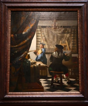 Vermeer_Art of Painting_Kunthistorisches Museum_Vienna