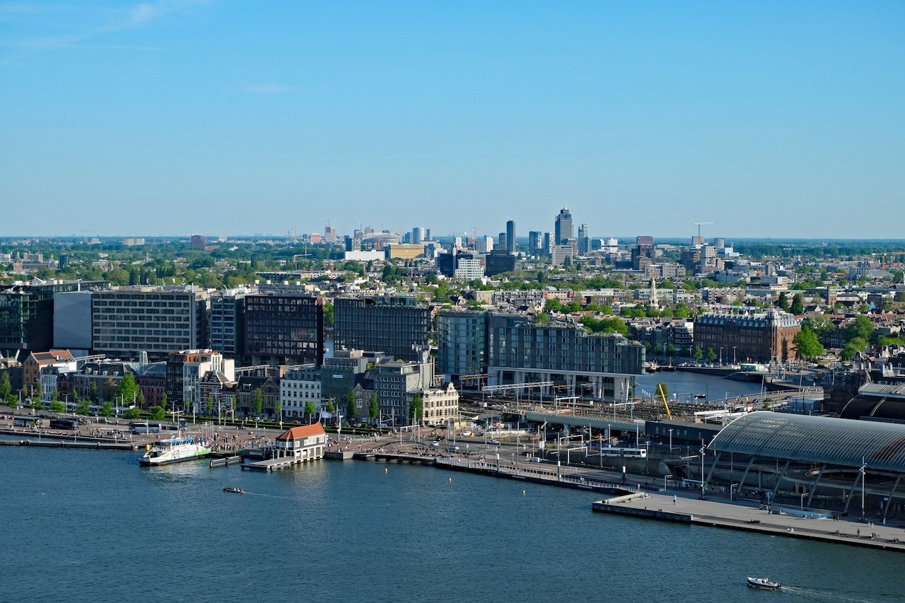 View from ADAM Tower_Zuidas Business District_Amsterdam View from ADAM Tower_Zuidas Business District_Amsterdam