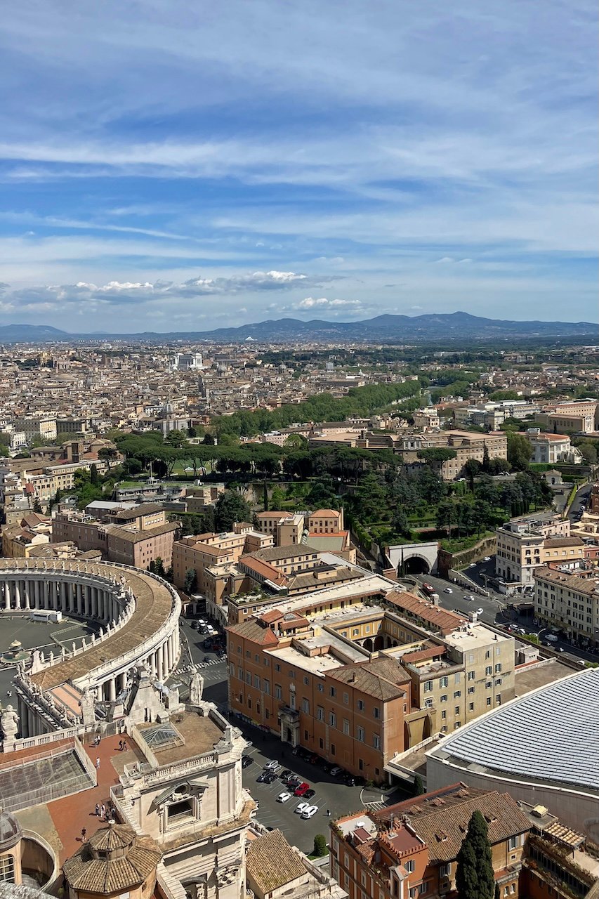 View from Dome_St Peters Basilica_Rome