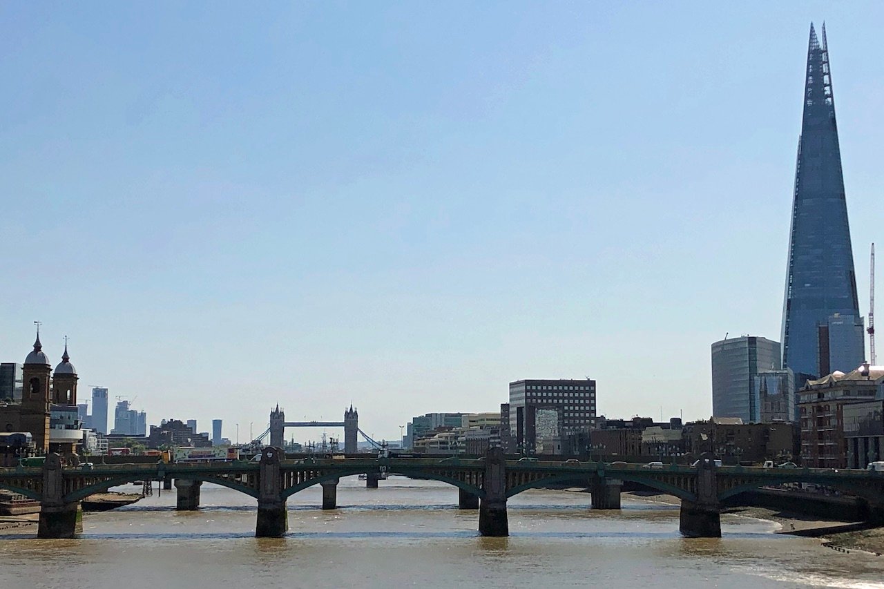 View from Milenium Bridge_London View from Milenium Bridge_London